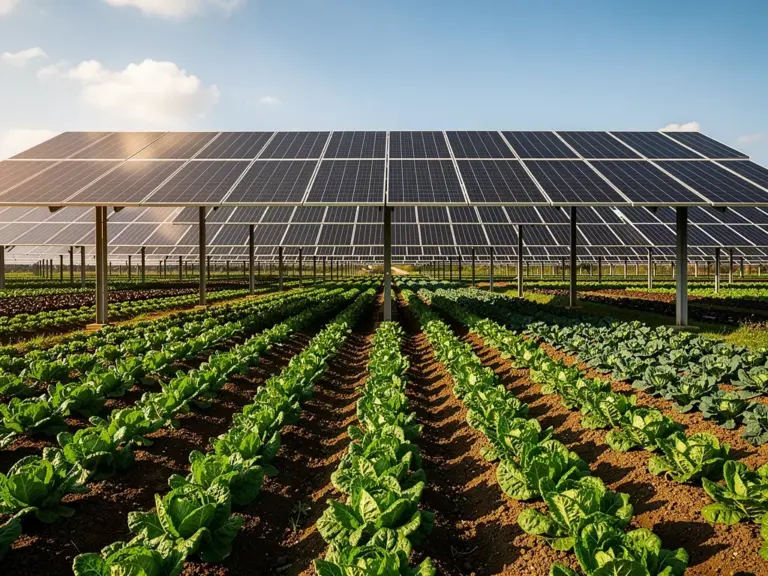 Agri-Photovoltaik im Agrarsektor: Definition und Nutzen Agri-Photovoltaik in der Landwirtschaft zur gleichzeitigen Erzeugung von Nahrungsmitteln und Strom