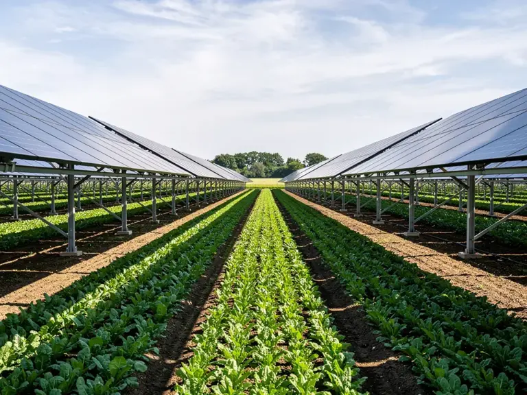 Agri-Photovoltaik: Eine umfassende Definition und ihre Rolle in der Landwirtschaft Beitragsbild zur Agri-Photovoltaik Definition in der modernen Landwirtschaft